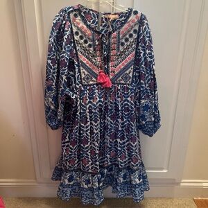 Azure And Indigo Paradiso Milan Shift Dress Small NWOT
